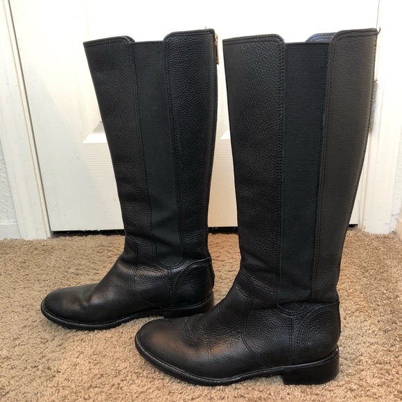 Tory Burch Shoes - TORY BURCH Black Christy Riding Boots